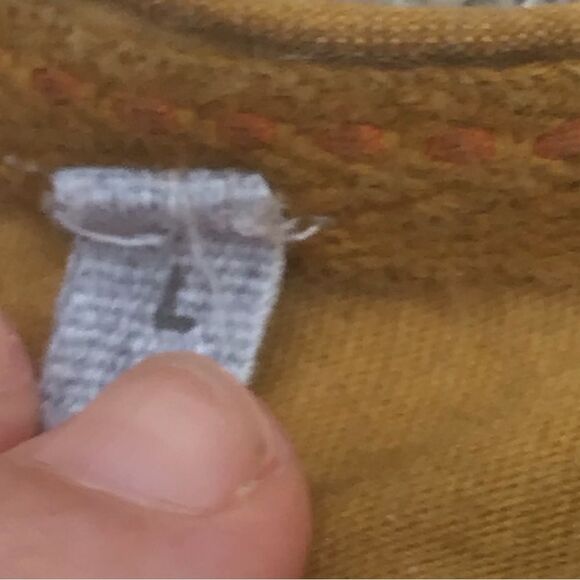 CECIL Peasant Bohemian Embroidered Yellow Long Sleeve Tunic - Picture 5 of 10